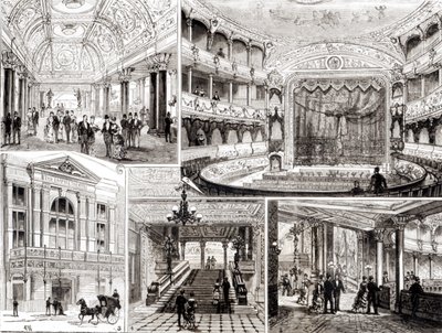 The Empire Theatre, Leicester Square, London by English School
